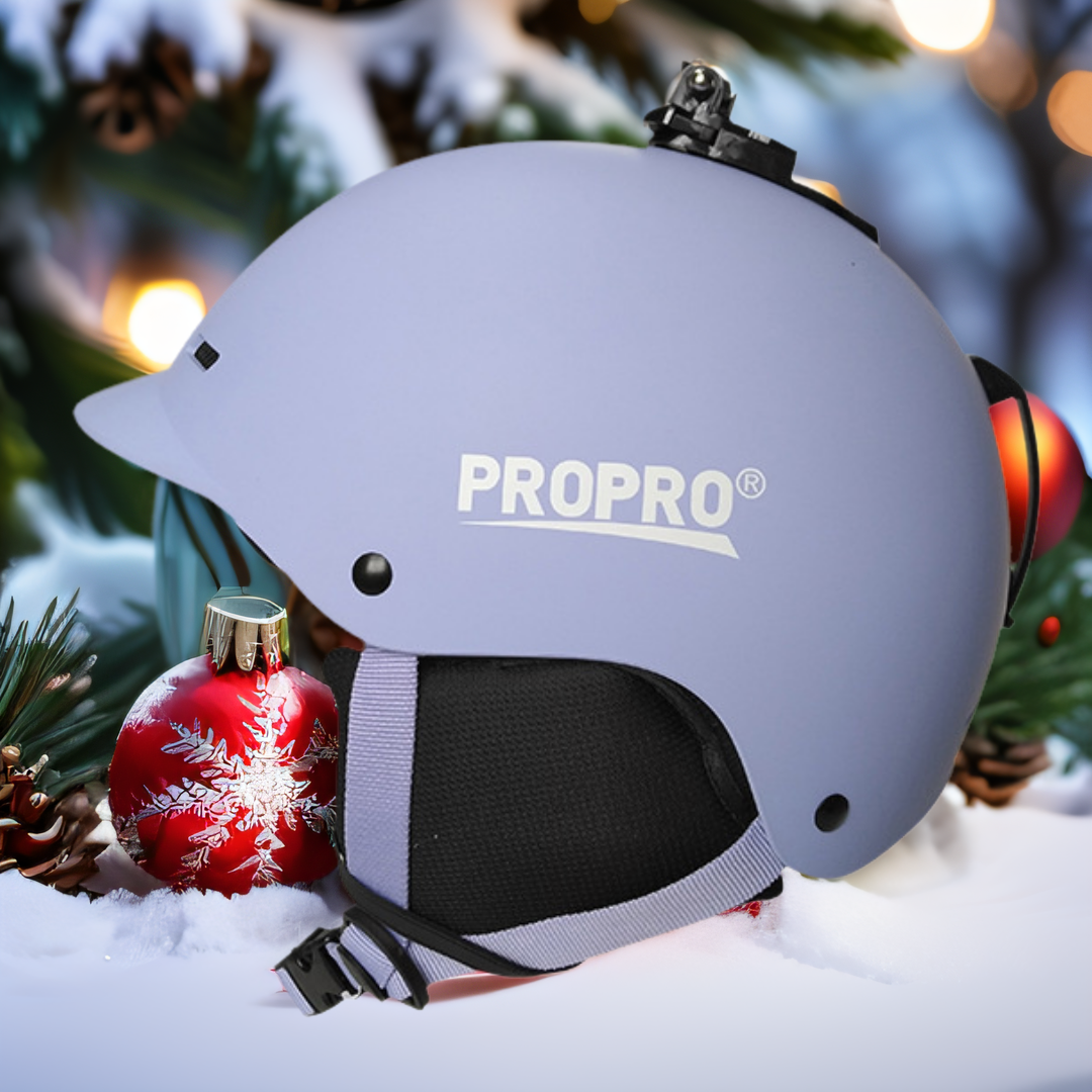 Motorcycle Gear Helmets - หมวกกันน็อคสกี หมวกกันน็อคมอเตอร์ไซค์สำหรับผู้ชาย หมวกปั่นจักรยานเสือภูเขา หมวกกันน็อคสำหรับเล่นสกี น้ำหนักเบา ปลอดภัย