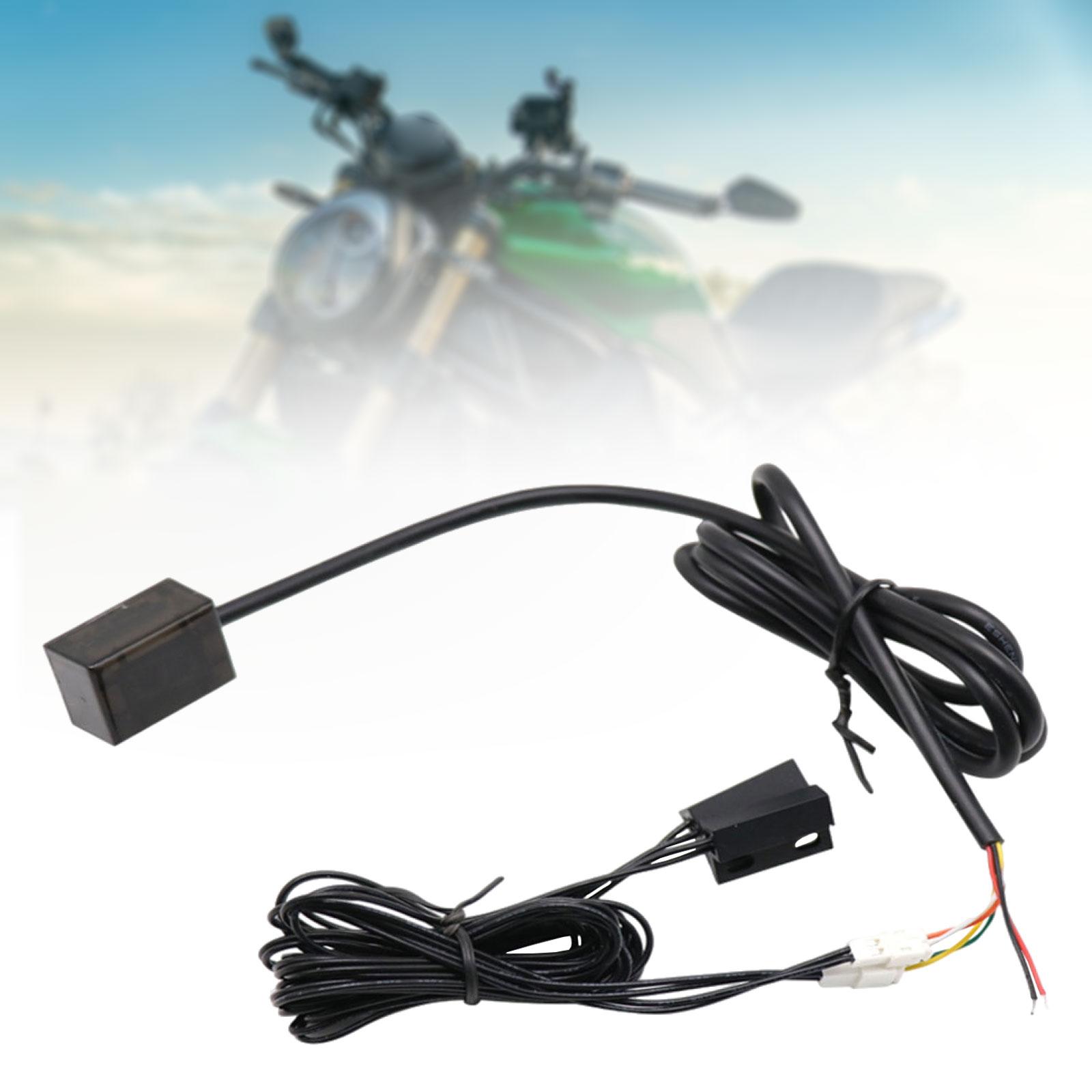 Motorcycle Gear Indicator Install - ตัวบ่งชี้เกียร์ดิจิตอลสำหรับมอเตอร์ไซค์ วัสดุพลาสติก จอแสดงผล LED ติดตั้งง่าย ใช้งานได้หลากหลาย