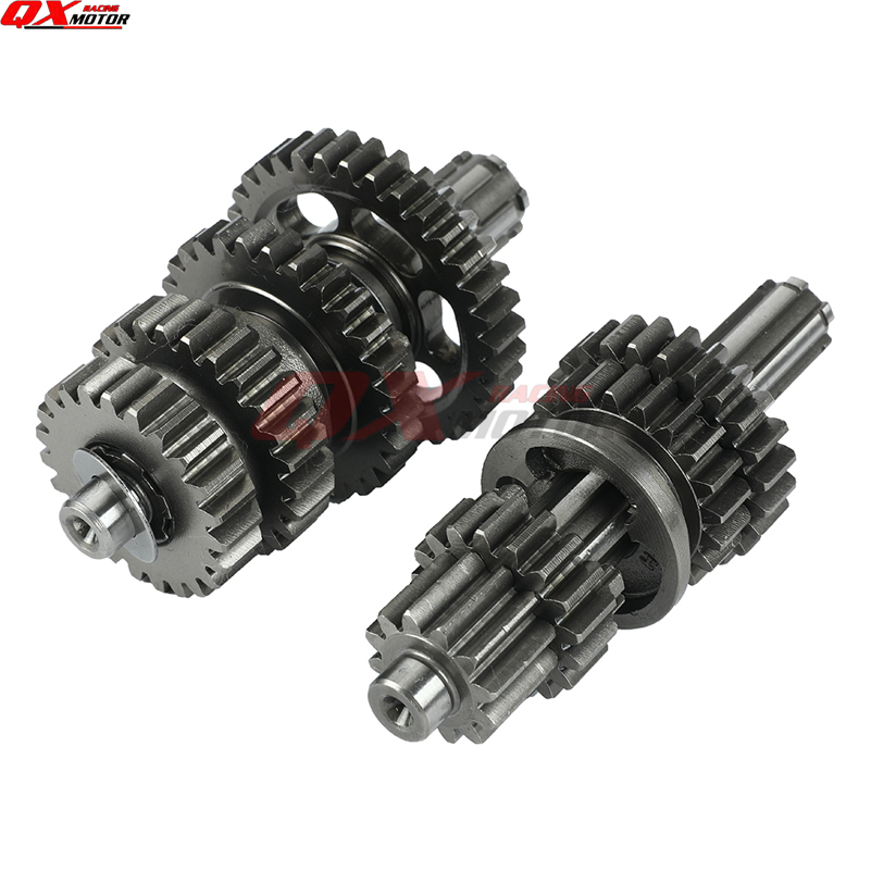 Motorcycle Gearbox - 125cc รถจักรยานยนต์เกียร์กล่องเกียร์หลักเคาน์เตอร์เพลา Assy สำหรับ Lifan 125