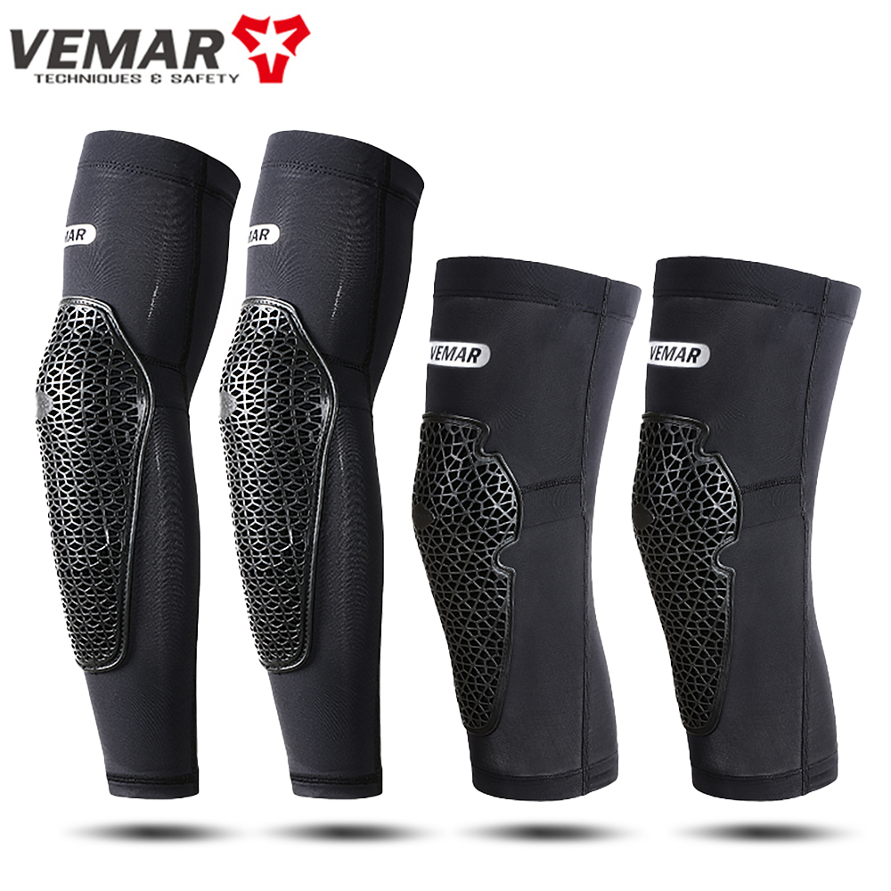 Motorcycle Gear For Summer - ฤดูร้อนBreathableรถจักรยานยนต์Kneepads Men Quick-Drying Motocross Elbowpads Anti-Fall