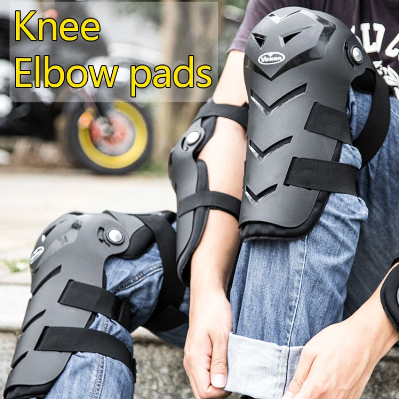Motorcycle Gear Urban - ชุดป้องกันสำหรับนักขี่มอเตอร์ไซค์ VEMAR อุปกรณ์ป้องกันสำหรับขับขี่ออฟโรด ป้องกันการกระแทกสำหรับผู้ชาย สนับเข่ากันกระแทก สนับศอก