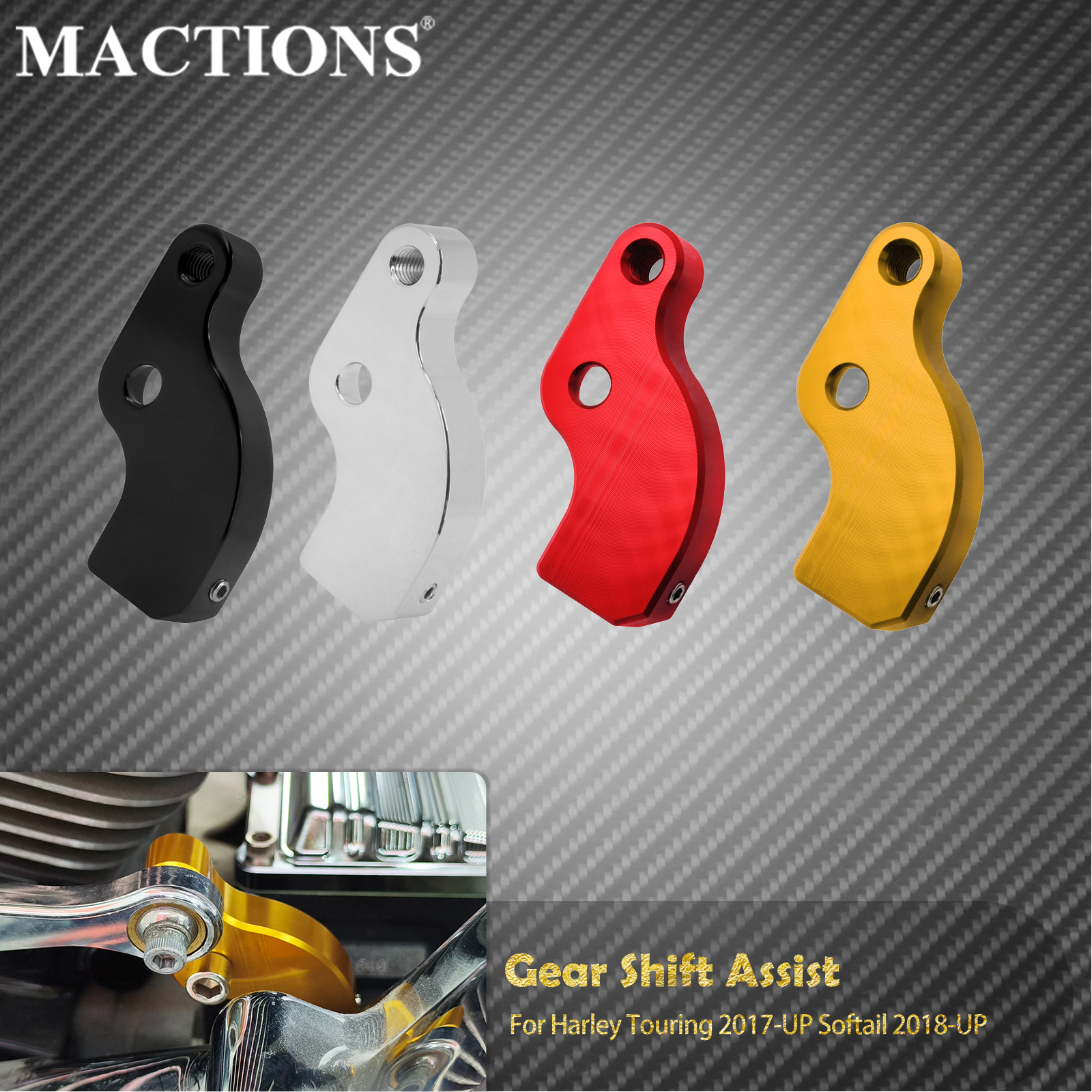 Motorcycle Gearbox - รถจักรยานยนต์เกียร์ Shift Assist Transmission Booster อลูมิเนียมสําหรับ
