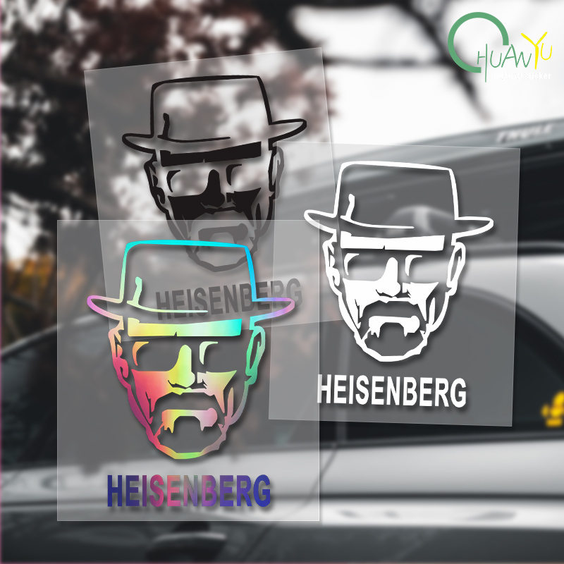 Motorcycle Gear Pattern - Heisenberg สติ๊กเกอร์ลายข้อความสุดสร้างสรรค์, สติ๊กเกอร์ติดกระจกรถจักรยานยนต์สติกเกอร์กันน้ำสะท้อนแสง