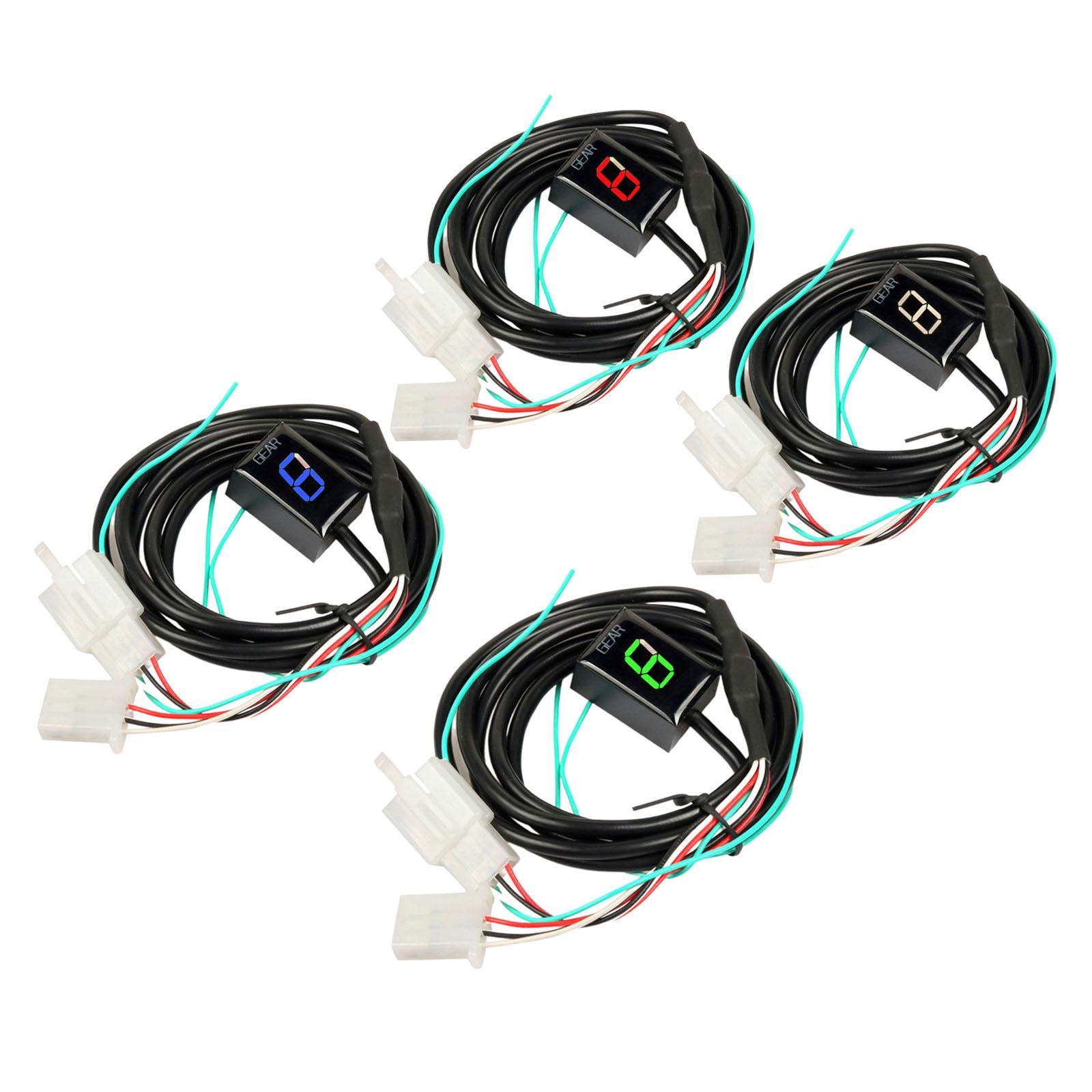 Motorcycle Gear Indicator Install - ตัวบ่งชี้เกียร์รถจักรยานยนต์ กันน้ำ ทนทาน มัลติฟังก์ชั่น ติดตั้งง่าย จอแสดงผลเกียร์