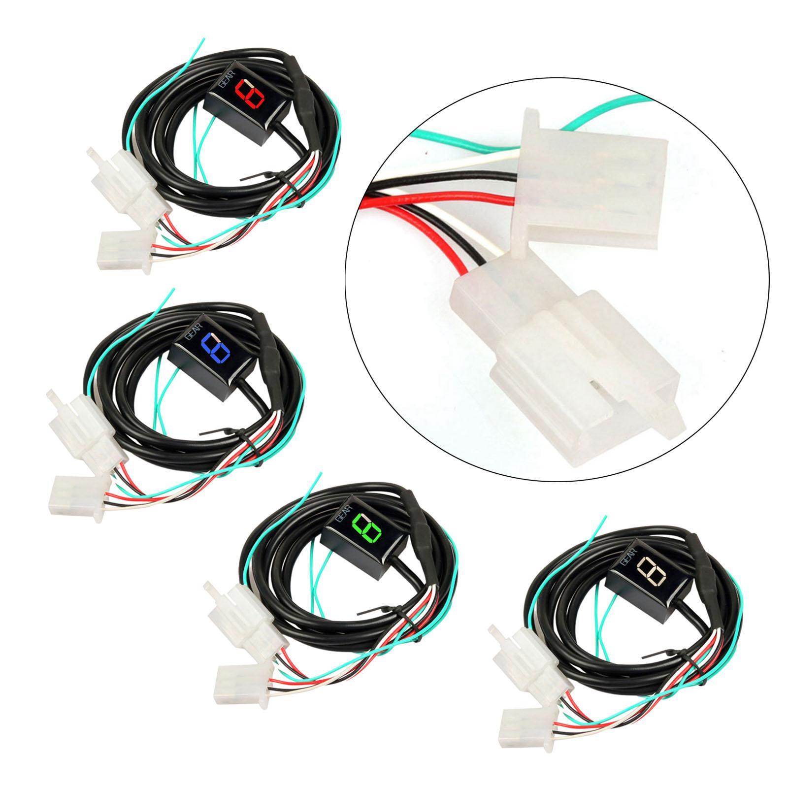 Motorcycle Gear Indicator Install - ตัวบ่งชี้เกียร์รถจักรยานยนต์ เครื่องวัดแสดงเกียร์ ทนทาน ติดตั้งง่าย จอแสดงผลดิจิตอล LED