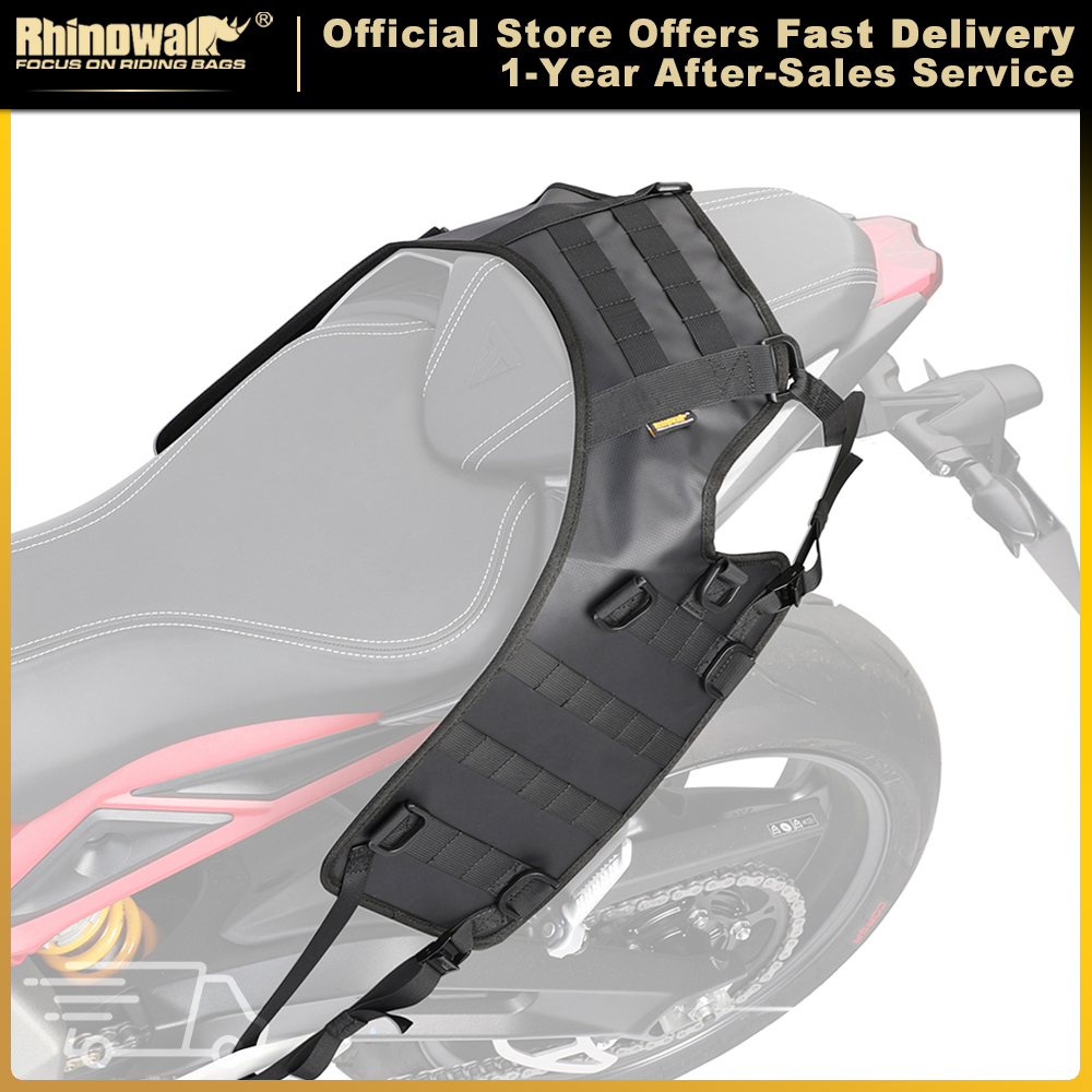 Tail Bag Rack - Rhinowalk ฐานกระเป๋าอานม้ามอเตอร์ไซค์ใช้ได้กับมอเตอร์ทั่วไป, อุปกรณ์เสริมสำหรับมอเตอร์ไซค์