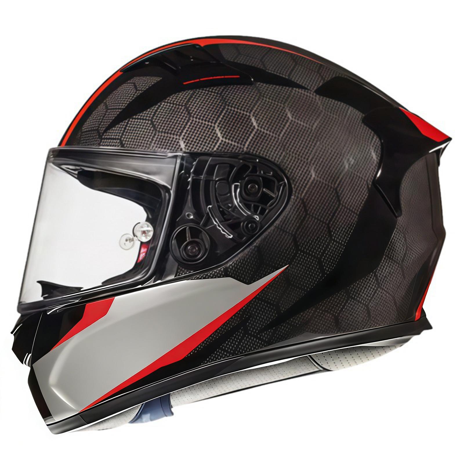 Motorcycle Gear Pattern - ฐานติดกระจกบังลมหมวกกันน็อคมอเตอร์ไซค์ ชุดแผ่นยึดแข็งแรง ฐานเลนส์อเนกประสงค์ สำหรับ MT KRE