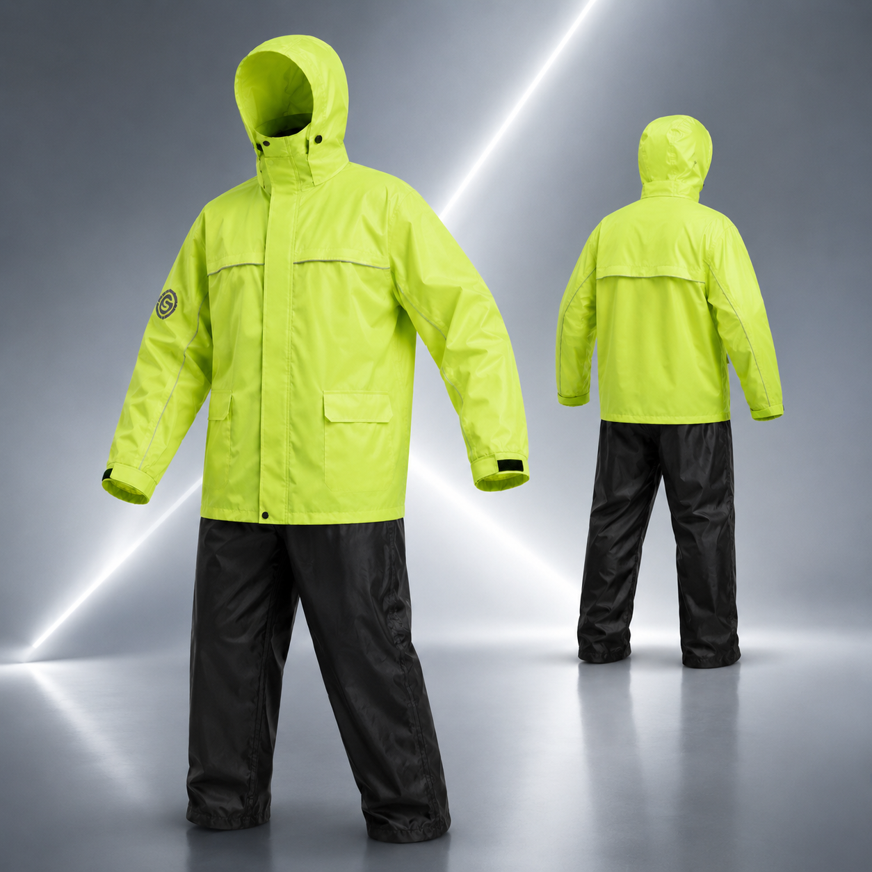 Motorcycle Gear Rain - STAR KNIGHT ชุดกันฝนสำหรับขี่มอเตอร์ไซค์ ชายหญิง ชุดเสื้อแจ็คเก็ตมีฮู้ดกันน้ำ ชุดกางเกงน้ำหนักเบา