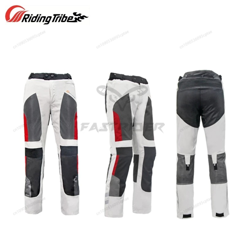 Motorcycle Gear For Summer - กางเกงรถจักรยานยนต์สไตล์ฤดูร้อนBreathable Professional Motocross Rallyขี่มอเตอร์ไซด์ป้องกันกางเกงKneepads HP-12