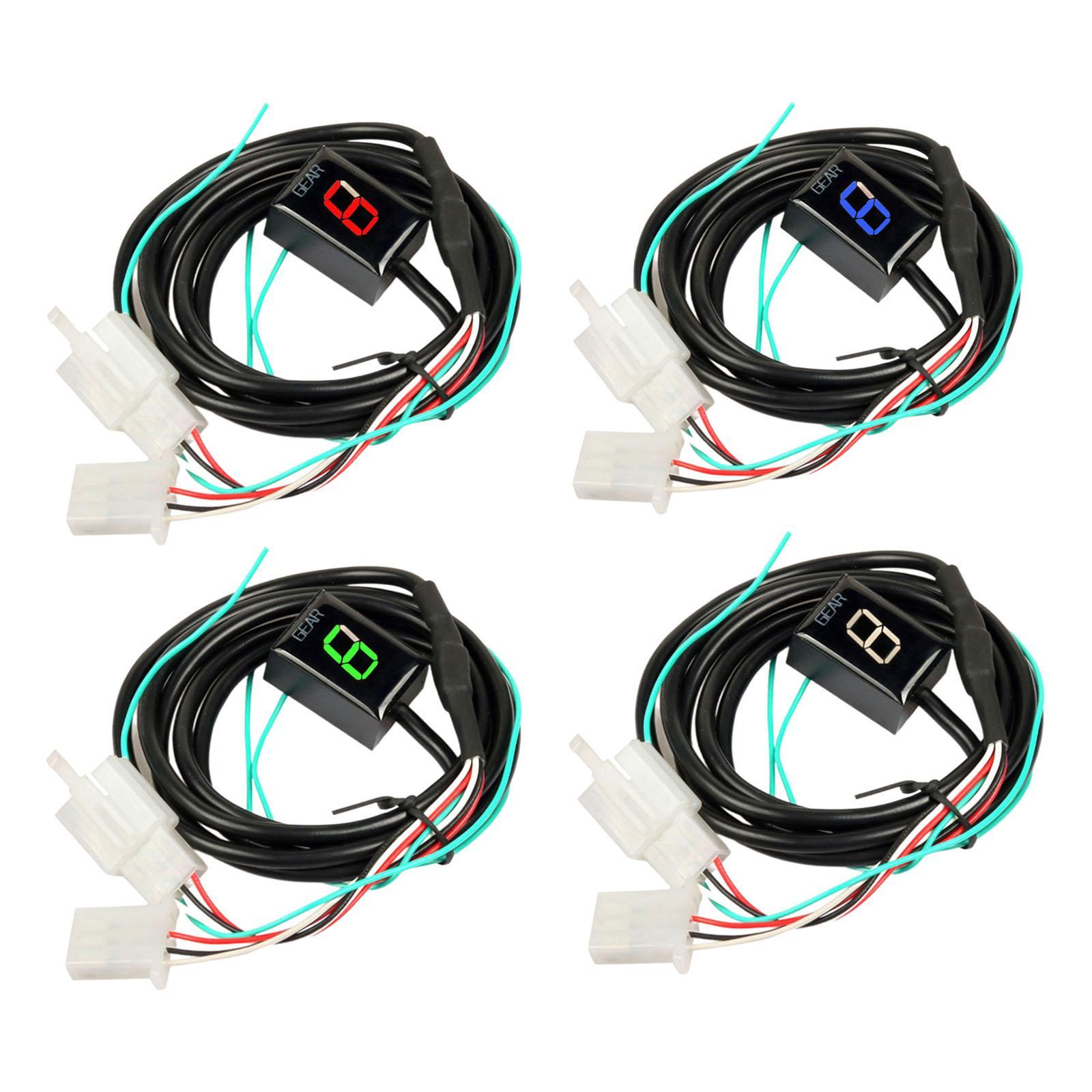 Motorcycle Gear Indicator Install - อุปกรณ์เสริมสำหรับการปรับเปลี่ยนตัวบ่งชี้เกียร์รถจักรยานยนต์ ติดตั้งง่าย ใช้งานได้จริง จอแสดงผลเกียร์สำหรับรถจักรยานยนต์ ATV
