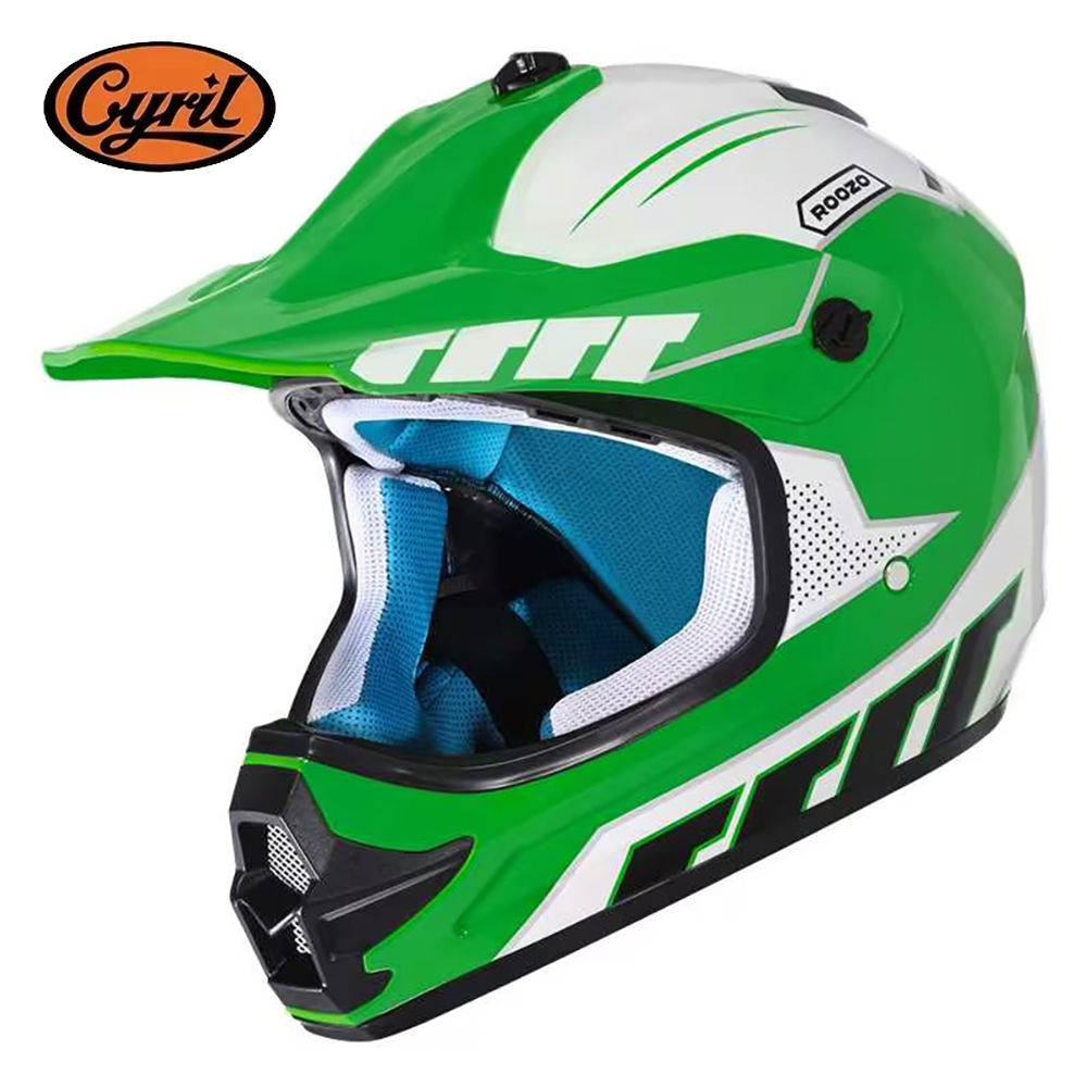 Motorcycle Gear Kids - ชุดอุปกรณ์มอเตอร์ครอสสำหรับเด็ก พร้อมหมวกกันน็อค แว่นตา และถุงมือ หมวกกันน็อคสำหรับเด็กสำหรับรถมอเตอร์ไซค์วิบาก รถเอทีวี
