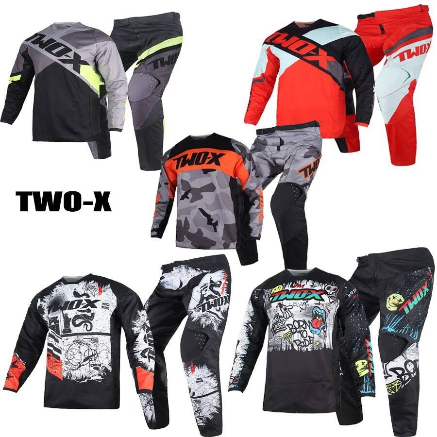 Motorcycle Gear Kids - ชุดอุปกรณ์มอเตอร์ครอสใหม่สำหรับเด็ก ชุดแข่งรถ MX สำหรับเด็กชายและเด็กหญิง ชุดมอเตอร์ไซค์วิบาก จักรยานเสือภูเขา