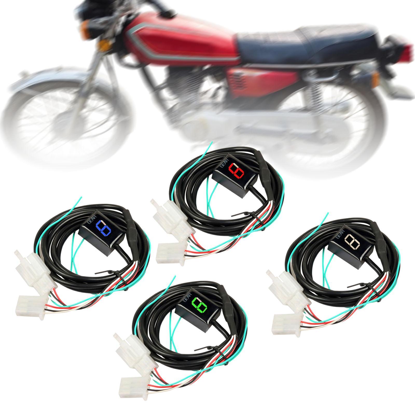 Motorcycle Gear Indicator Install - ตัวบ่งชี้เกียร์รถจักรยานยนต์ กันน้ำ ทนทาน มัลติฟังก์ชั่น ติดตั้งง่าย
