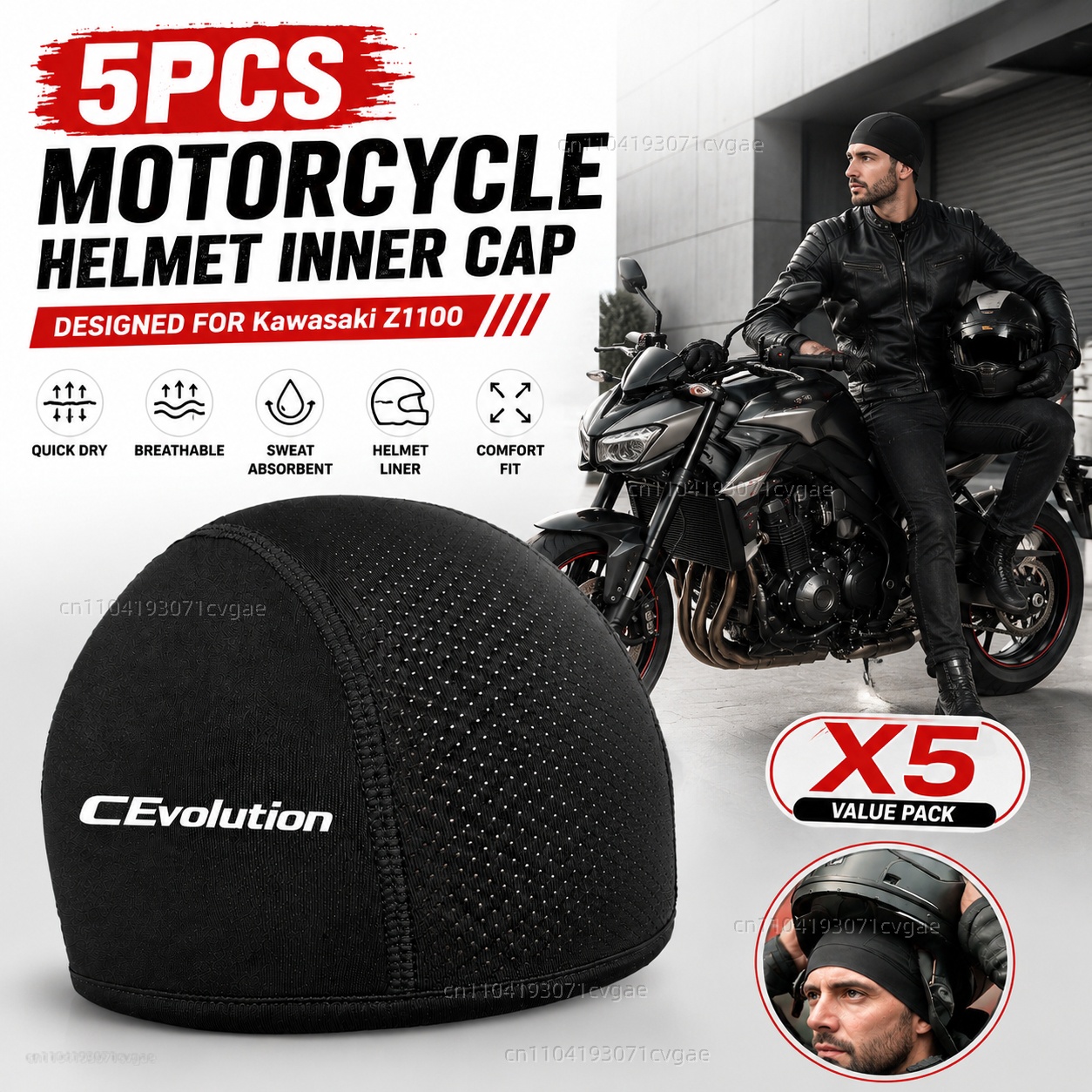 Motorcycle Gear Helmets - 5 ชิ้นหมวกกันน็อคมอเตอร์ไซค์หมวกด้านในแห้งเร็วระบายอากาศได้ดีหมวกหมวกแข่งหมวกบีนนี่ระบายความร้อนอุปกรณ์สำหรับนักขี่สำหรับบีเอ็มดับเบิลยู ซี อีโวลูชั่น 2014-2020