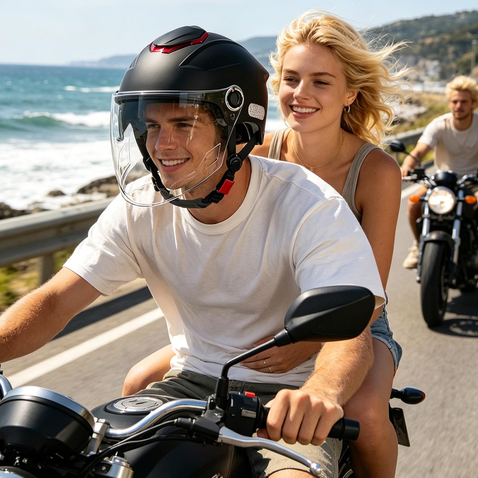 หมวกกันน็อคมอเตอร์ไซค์ ระบายอา - Motorcycle Gear Urban บทวิจารณ์และราคา