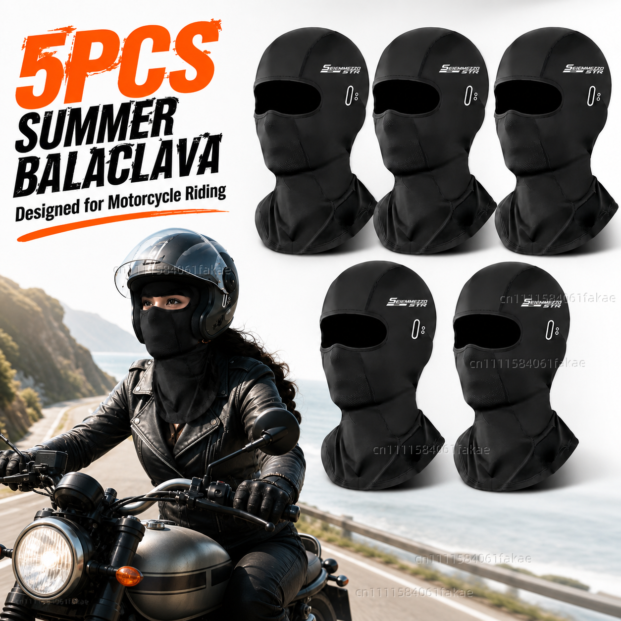 5 ชิ้น บาลาคลาวาสำหรับรถจักรยา - Motorcycle Gear Protection บทวิจารณ์และราคา