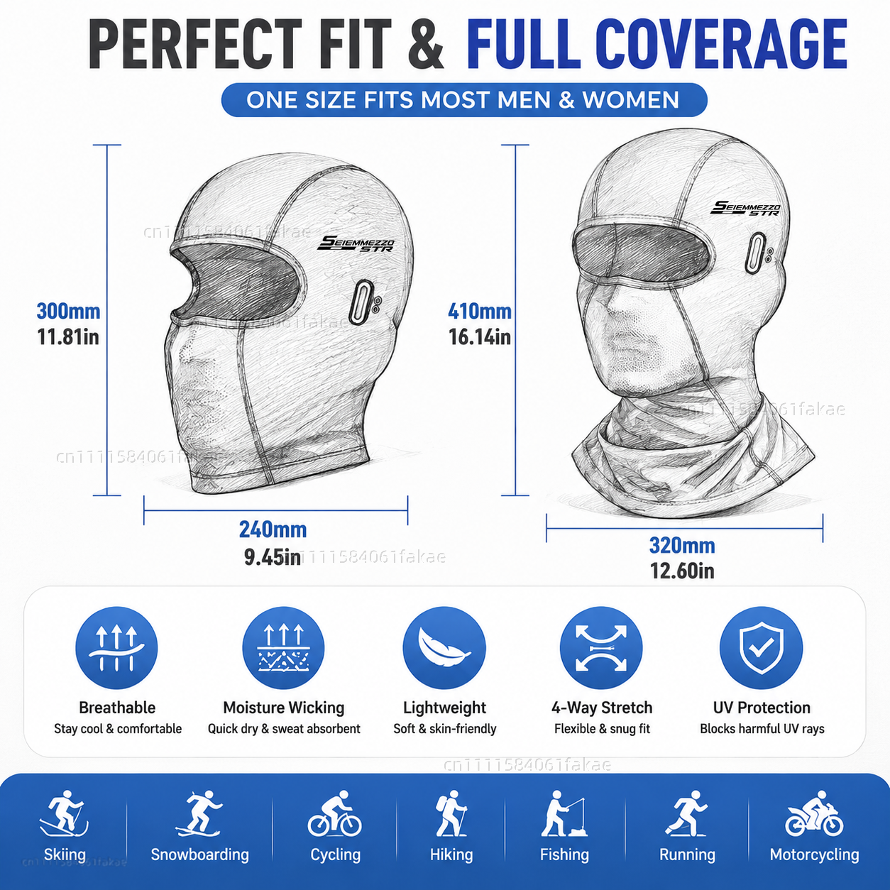 5 ชิ้น บาลาคลาวาสำหรับรถจักรยา - Motorcycle Gear Protection บทวิจารณ์และราคา
