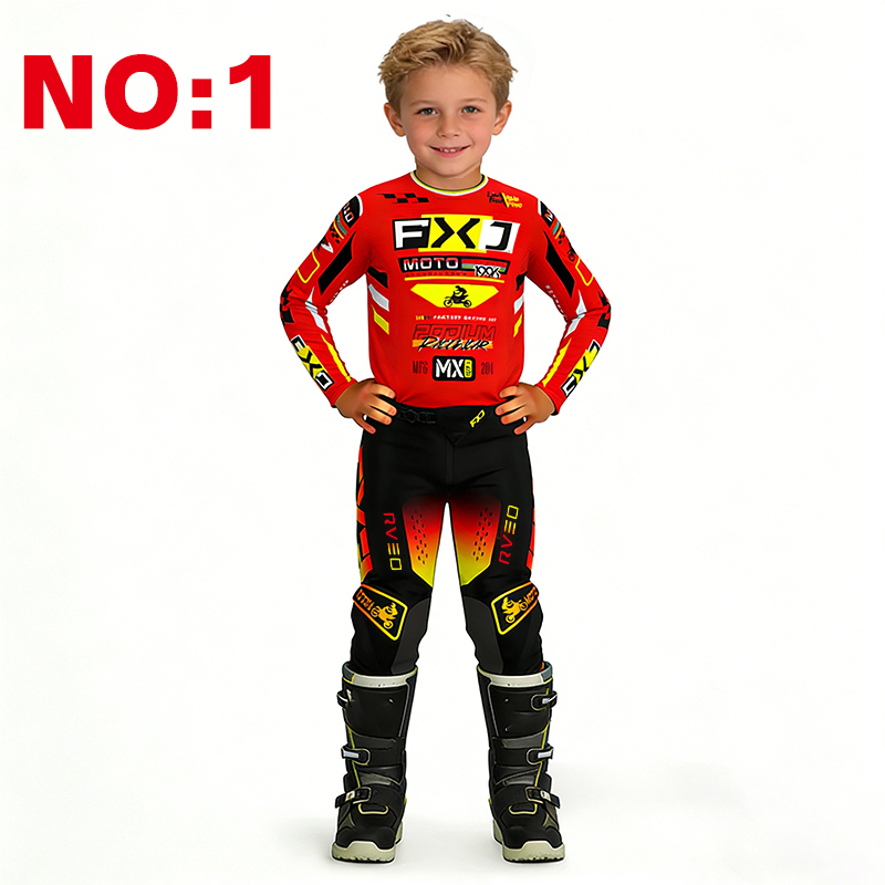 ชุดมอเตอร์ครอสสำหรับเด็ก เสื้อ - Motorcycle Gear Kids บทวิจารณ์และราคา