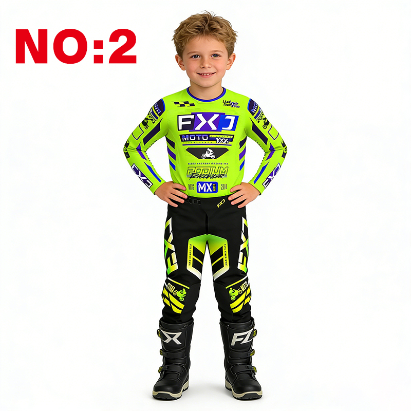 ชุดมอเตอร์ครอสสำหรับเด็ก เสื้อ - Motorcycle Gear Kids บทวิจารณ์และราคา