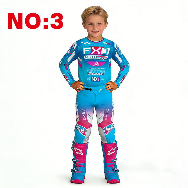 ชุดมอเตอร์ครอสสำหรับเด็ก เสื้อ - Motorcycle Gear Kids บทวิจารณ์และราคา