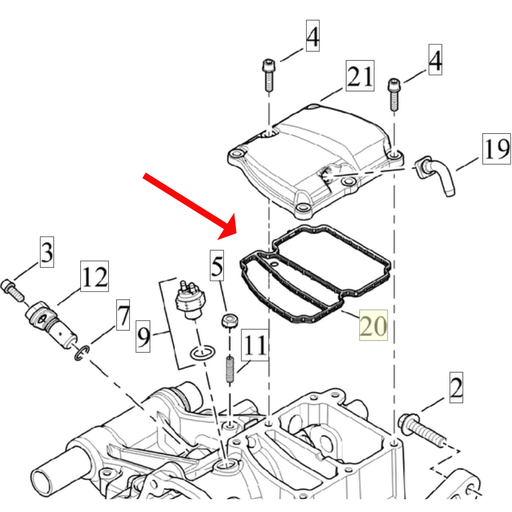 สำหรับฮาร์เลย์-เดวิดสัน ปะเก็น - Motorcycle Gearbox บทวิจารณ์และราคา