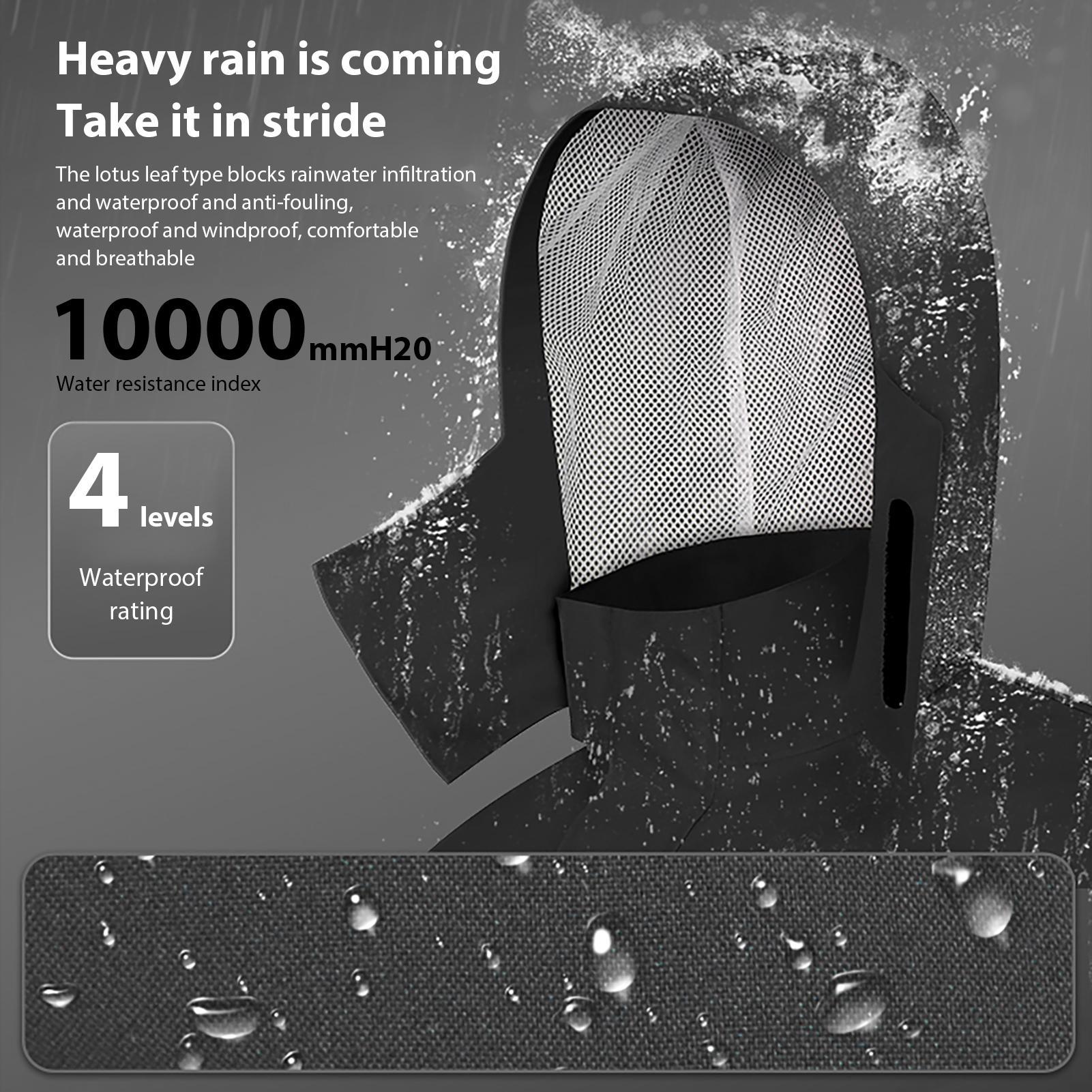ชุดกันฝนสำหรับผู้ชาย เสื้อกันฝ - Motorcycle Gear Rain บทวิจารณ์และราคา