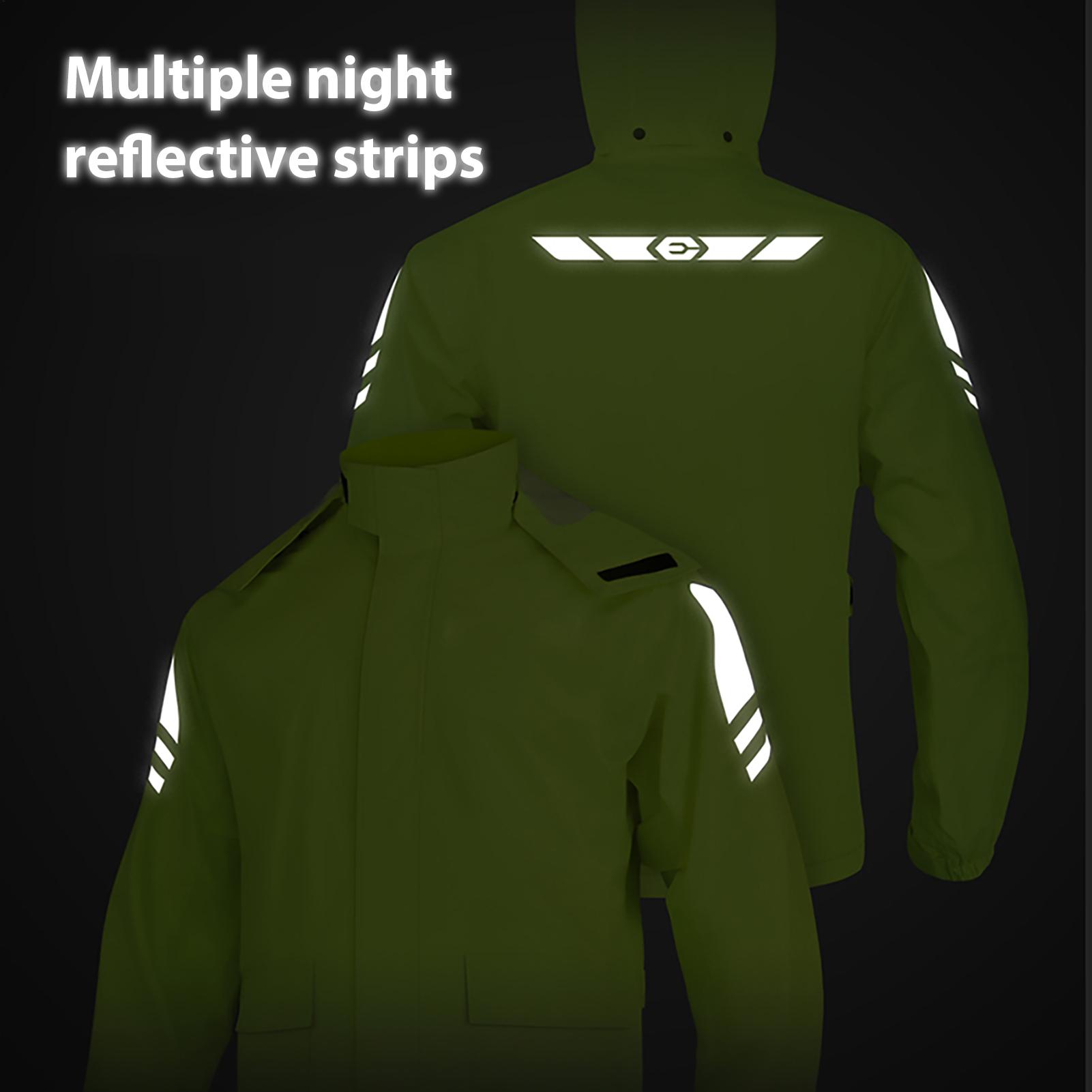 ชุดกันฝนสำหรับผู้ชาย เสื้อกันฝ - Motorcycle Gear Rain บทวิจารณ์และราคา