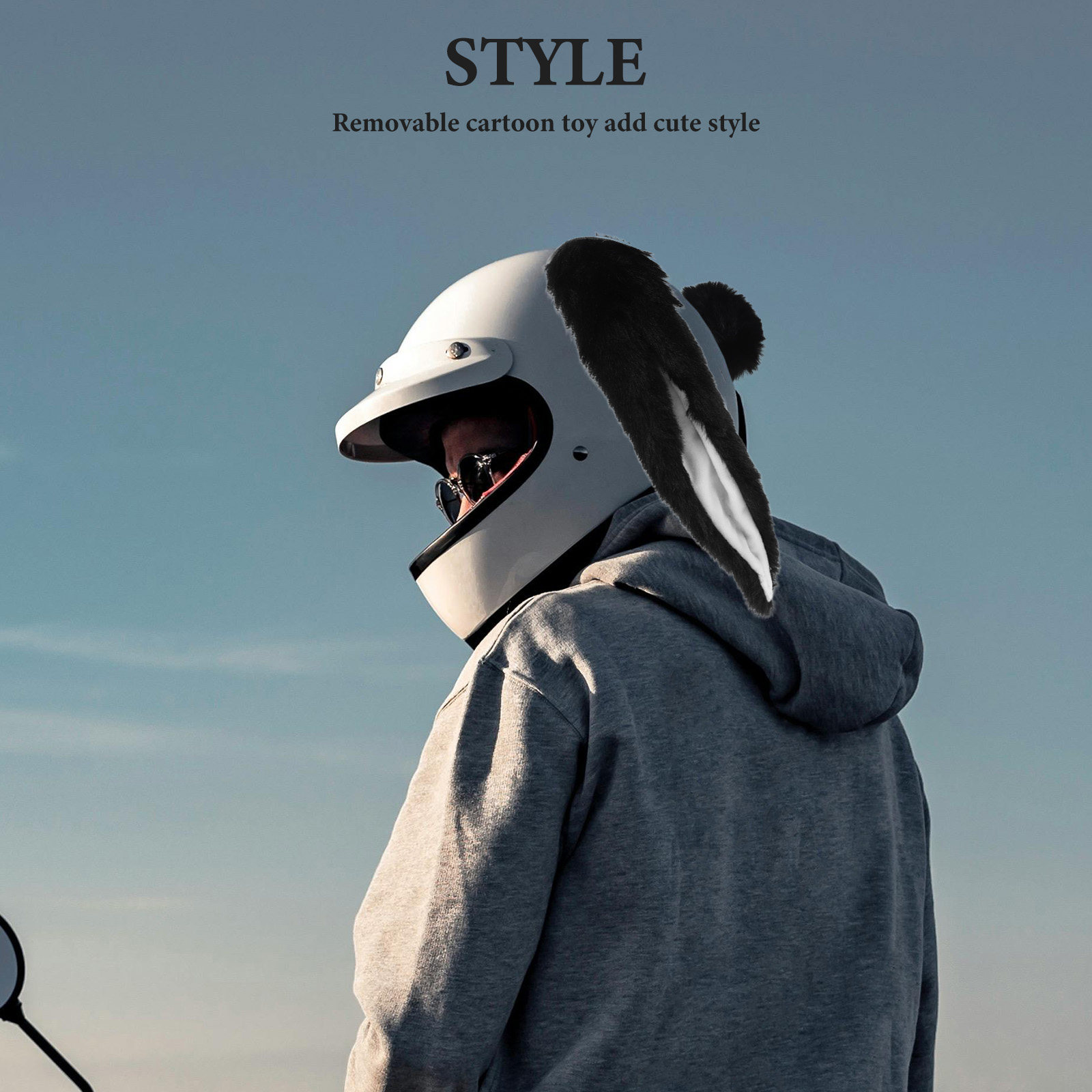 ชุดตกแต่งหูสัตว์แบบถอดได้สำหรั - Motorcycle Gear Helmets บทวิจารณ์และราคา