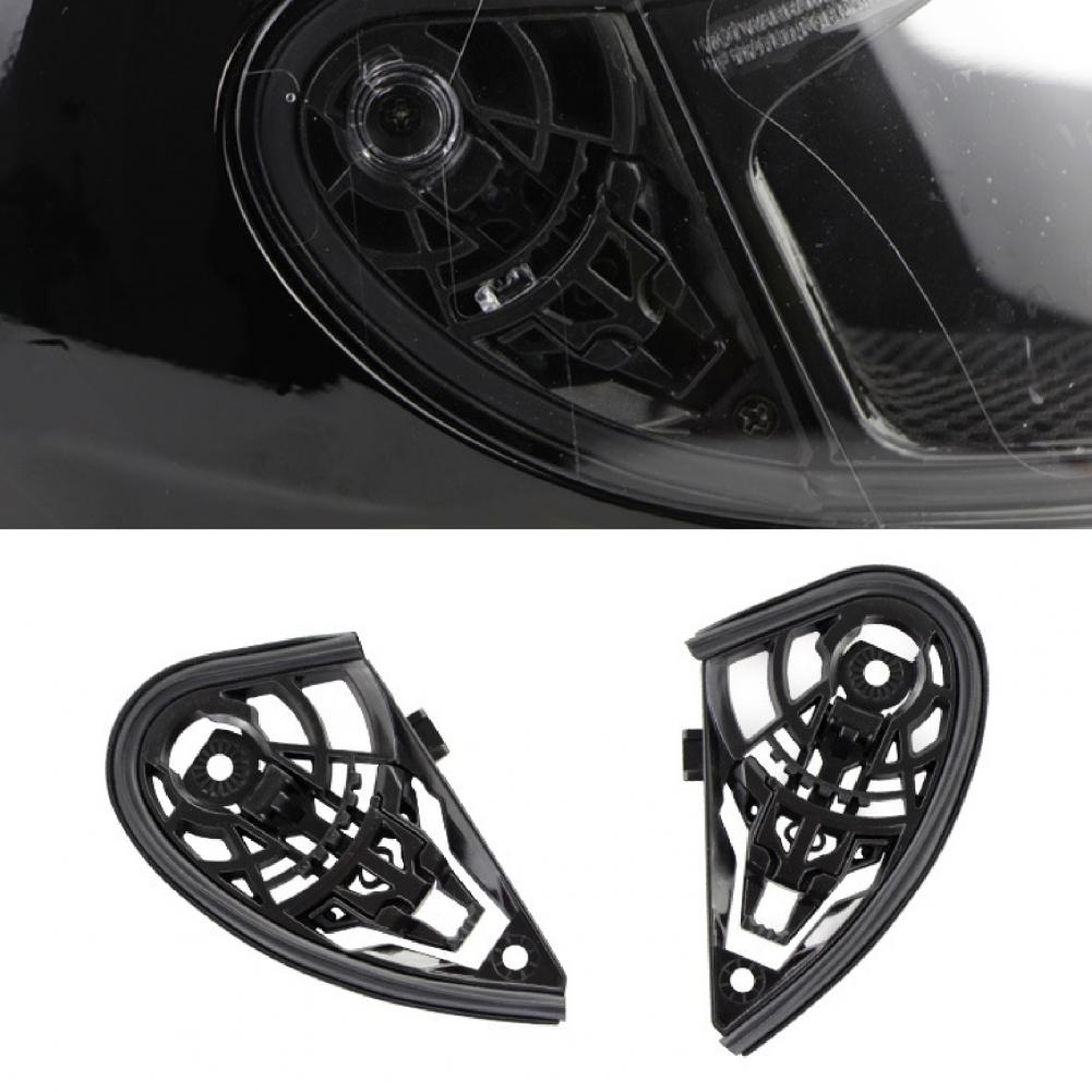 1 คู่โล่ฐานแผ่นขนาดกะทัดรัดหมว - Motorcycle Gear Helmets บทวิจารณ์และราคา