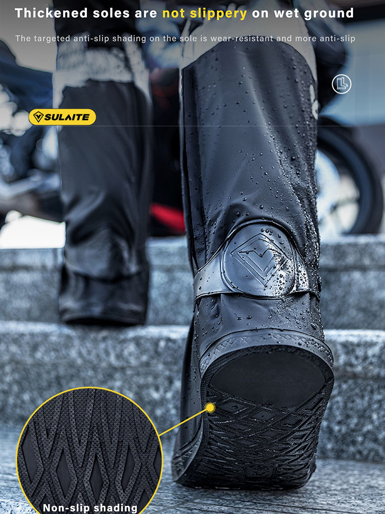 Sulaite รองเท้าบูทหน้าฝนขี่มอเ - Motorcycle Gear Rain บทวิจารณ์และราคา