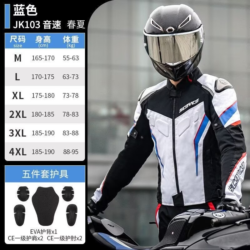 ชุดเสื้อแจ็คเก็ตและกางเกงมอเตอ - Motorcycle Gear Urban บทวิจารณ์และราคา