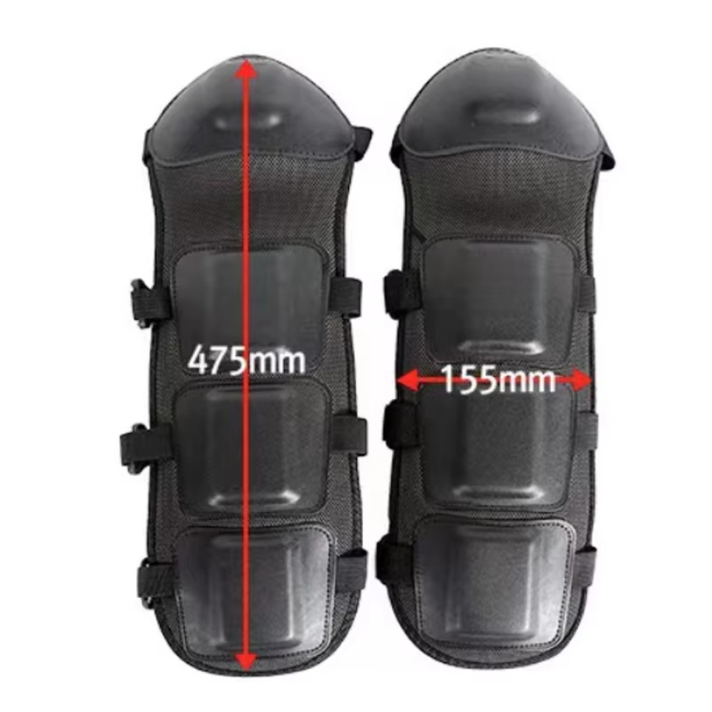 อุปกรณ์ป้องกันขา 2 ชิ้น สีดำ พ - Motorcycle Gear Protection บทวิจารณ์และราคา