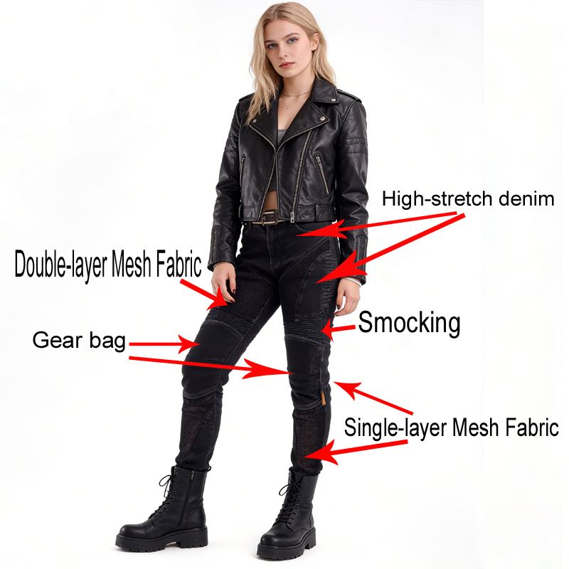 กางเกงขี่มอเตอร์ไซค์สำหรับผู้ห - Motorcycle Gear For Summer บทวิจารณ์และราคา