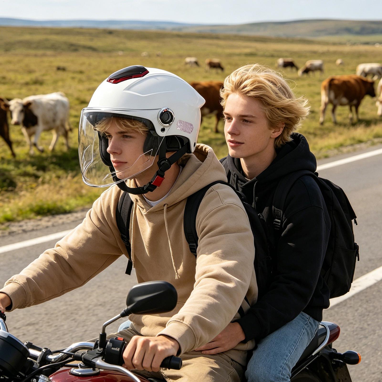 หมวกกันน็อคมอเตอร์ไซค์ ระบายอา - Motorcycle Gear Urban บทวิจารณ์และราคา