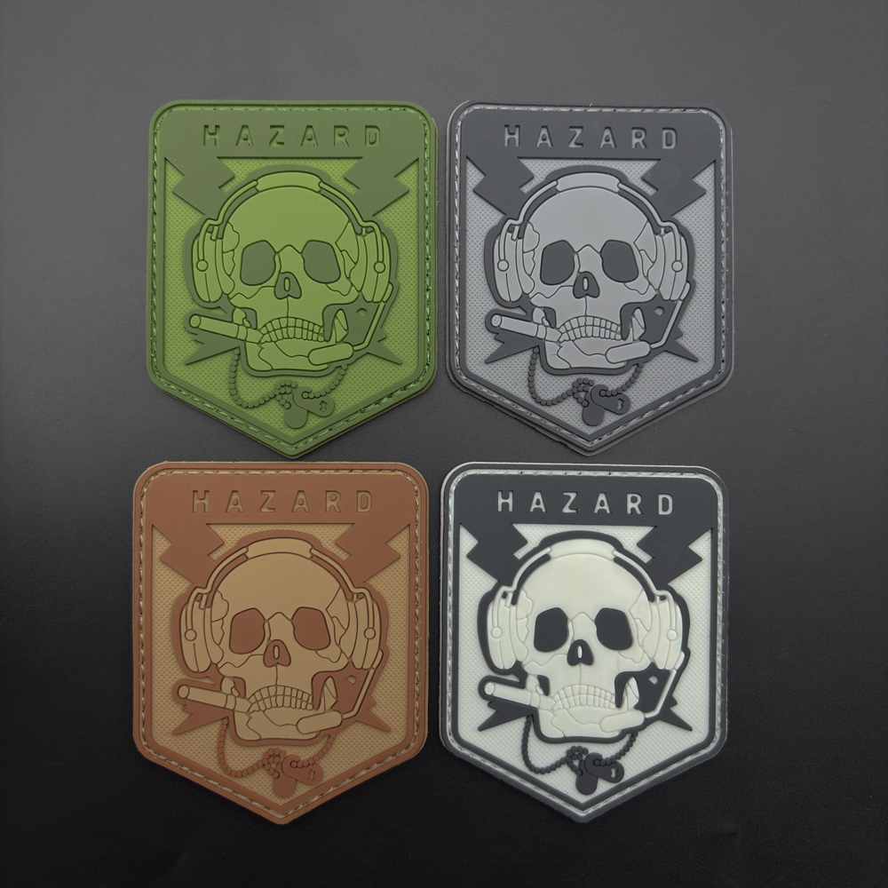 แผ่นแปะ PVC ลายหัวกะโหลกทหารสั - Motorcycle Gear Pattern บทวิจารณ์และราคา