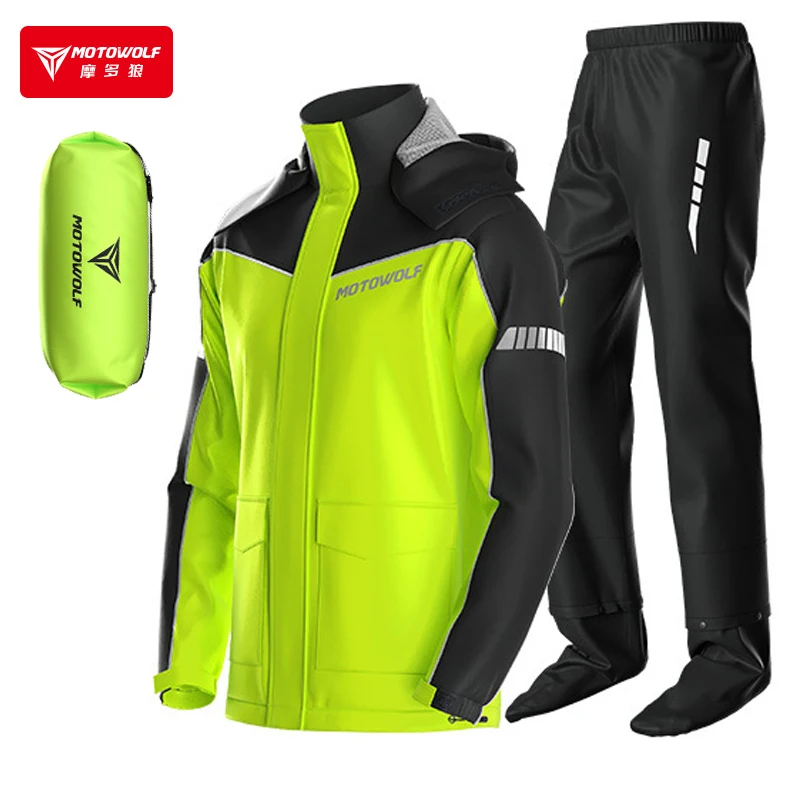 ชุดกันฝนสำหรับขี่มอเตอร์ไซค์ M - Motorcycle Gear Rain บทวิจารณ์และราคา