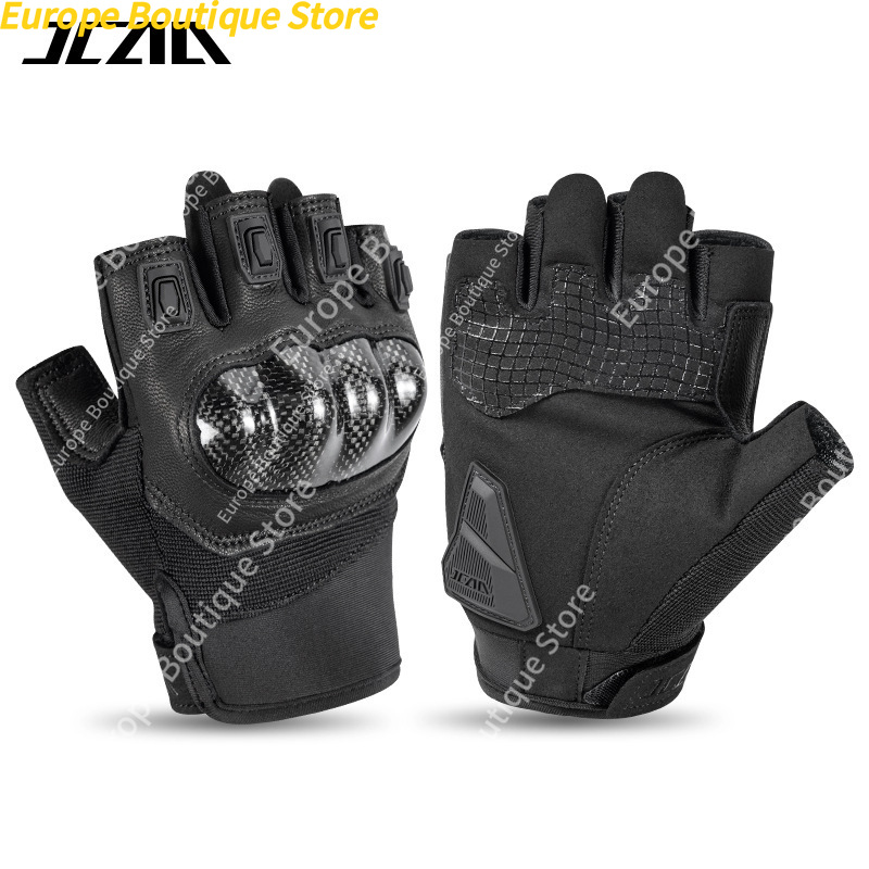 ถุงมือมอเตอร์ไซค์แบบครึ่งนิ้ว  - Motorcycle Gear For Summer บทวิจารณ์และราคา