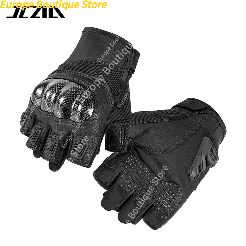 ถุงมือมอเตอร์ไซค์แบบครึ่งนิ้ว  - Motorcycle Gear For Summer บทวิจารณ์และราคา