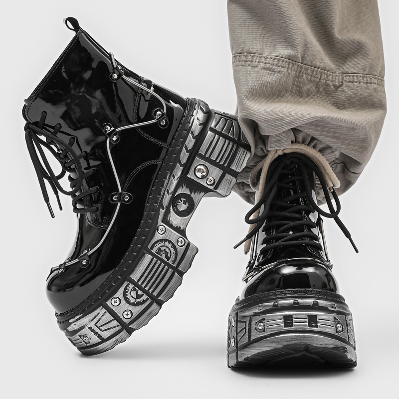 รองเท้าบูทมอเตอร์ไซค์ทรงสูงพื้ - Motorcycle Gear Pattern บทวิจารณ์และราคา