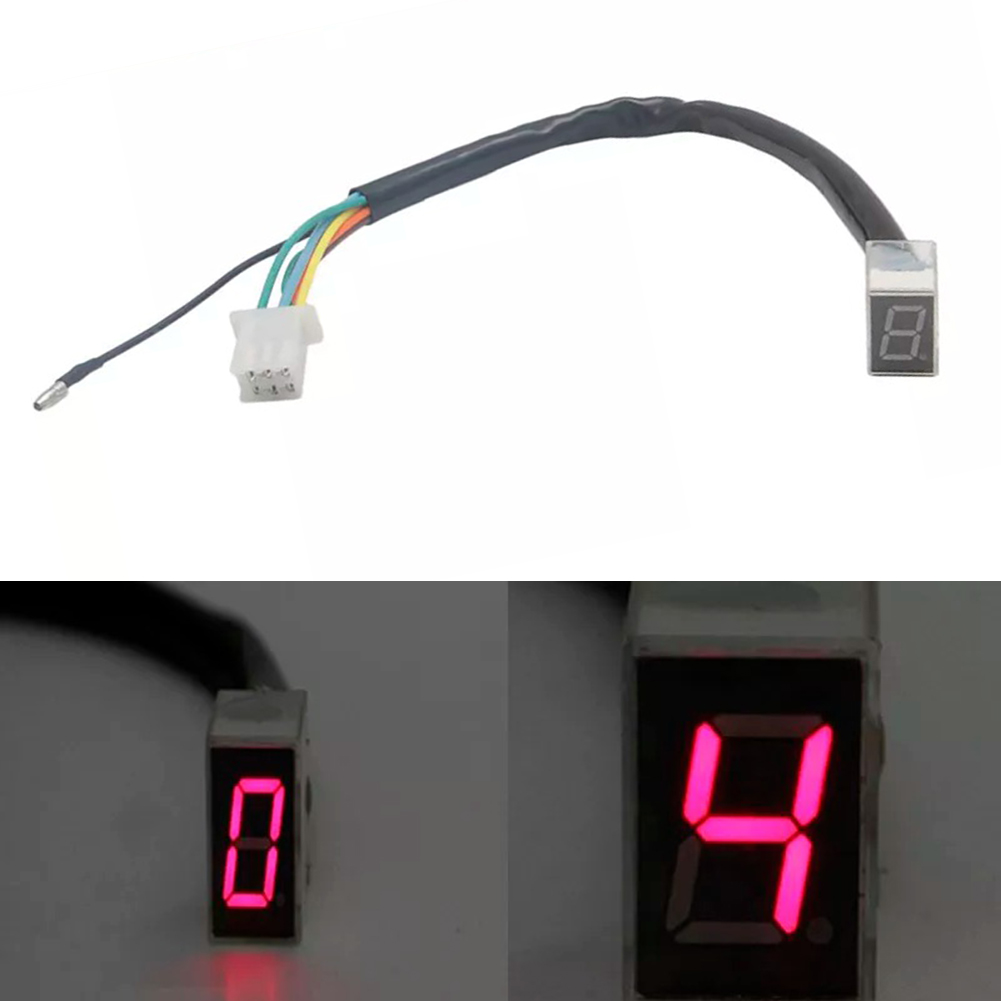 อุปกรณ์เสริมรถจักรยานยนต์ติดตั - Motorcycle Gear Indicator Install บทวิจารณ์และราคา