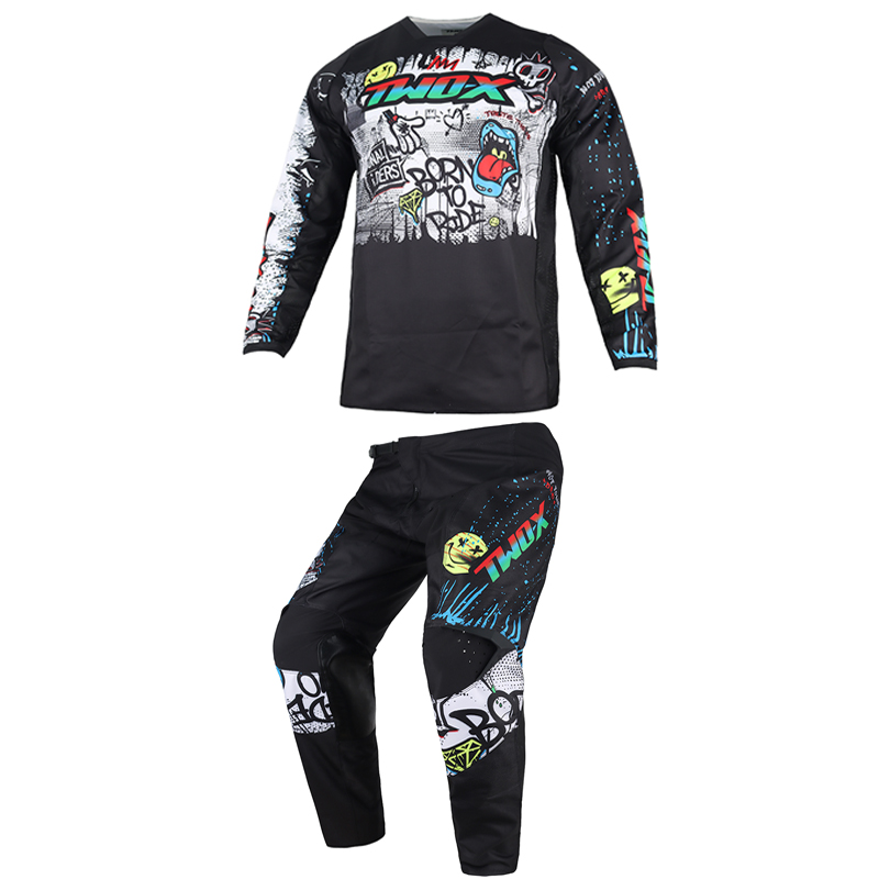 ชุดเสื้อเจอร์ซีย์และกางเกงมอเต - Motorcycle Gear Kids บทวิจารณ์และราคา