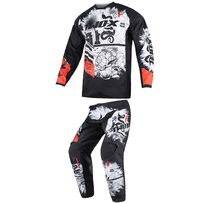 ชุดเสื้อเจอร์ซีย์และกางเกงมอเต - Motorcycle Gear Kids บทวิจารณ์และราคา