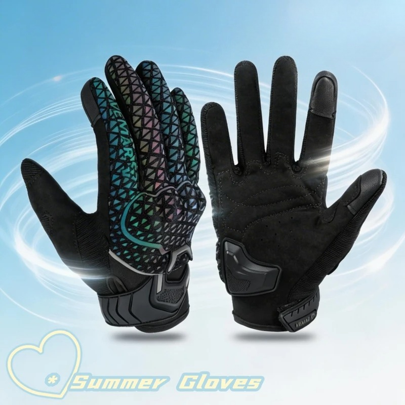 ถุงมือมอเตอร์ไซค์ฤดูร้อน VEMAR - Motorcycle Gear For Summer บทวิจารณ์และราคา