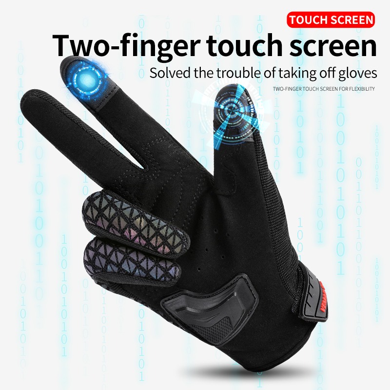 ถุงมือมอเตอร์ไซค์ฤดูร้อน VEMAR - Motorcycle Gear For Summer บทวิจารณ์และราคา