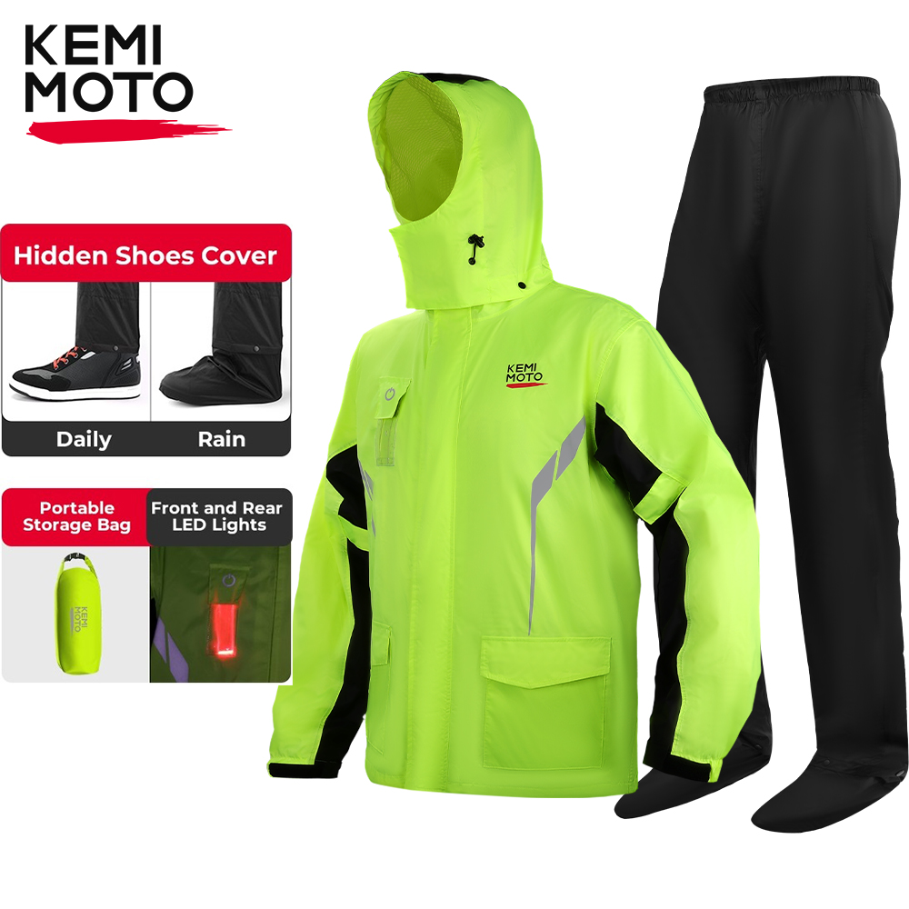 KEMIMOTO ชุดเสื้อกันฝนกันน้ำสำ - Motorcycle Gear Rain บทวิจารณ์และราคา