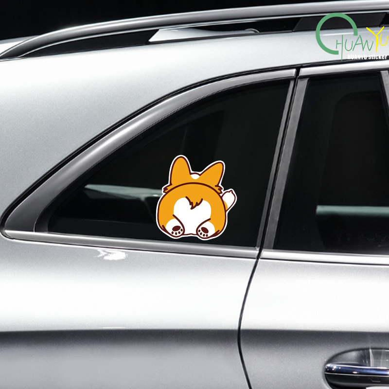 รถสติกเกอร์รถการ์ตูน Corgi สติ - Motorcycle Gear Helmets บทวิจารณ์และราคา