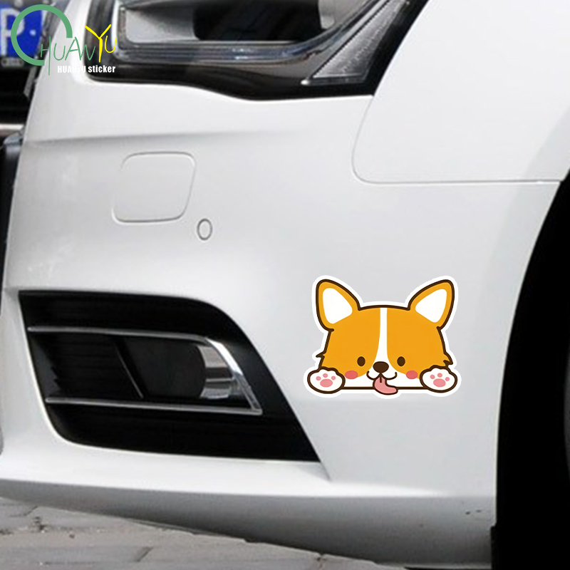 รถสติกเกอร์รถการ์ตูน Corgi สติ - Motorcycle Gear Helmets บทวิจารณ์และราคา