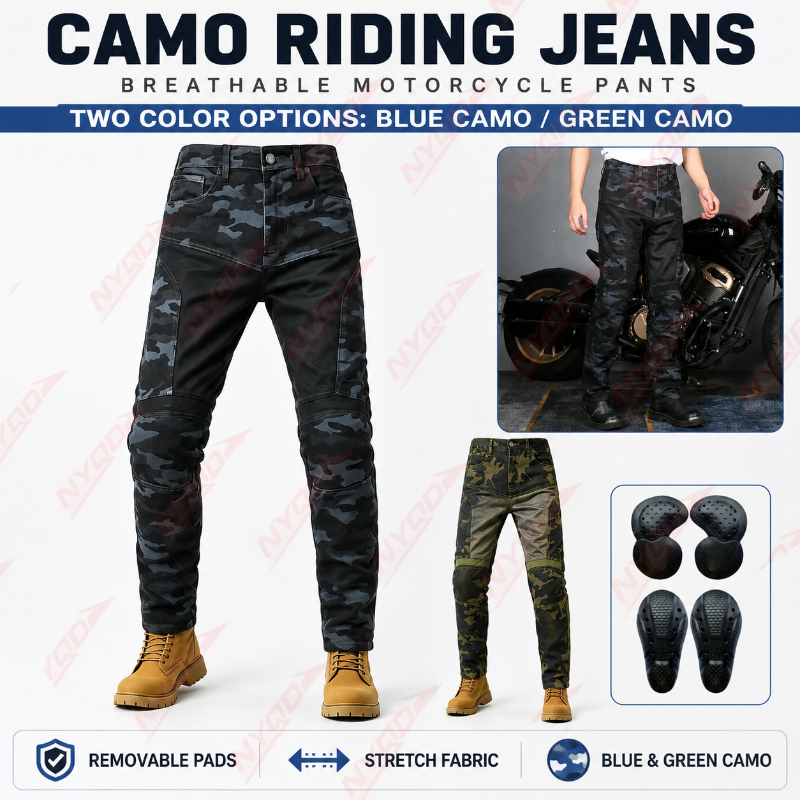 กางเกงยีนส์ขี่มอเตอร์ไซค์สำหรั - Motorcycle Gear For Summer บทวิจารณ์และราคา