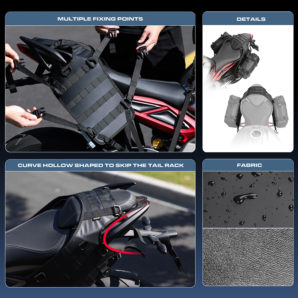 Rhinowalk ฐานกระเป๋าอานม้ามอเต - Tail Bag Rack บทวิจารณ์และราคา