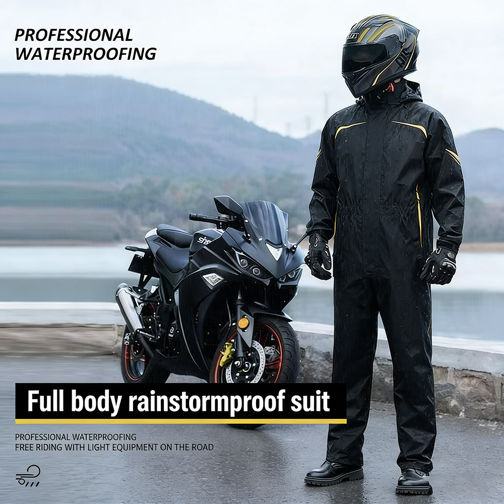 ชุดกันฝนสำหรับขี่มอเตอร์ไซค์ ช - Motorcycle Gear Rain บทวิจารณ์และราคา
